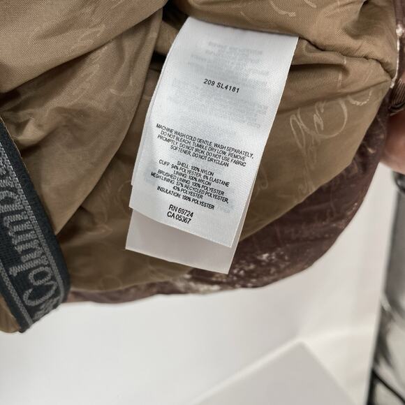 Columbia Titanium SKi Jacket Brown Gingham Pattern Women's Size L - Picture 5 of 14